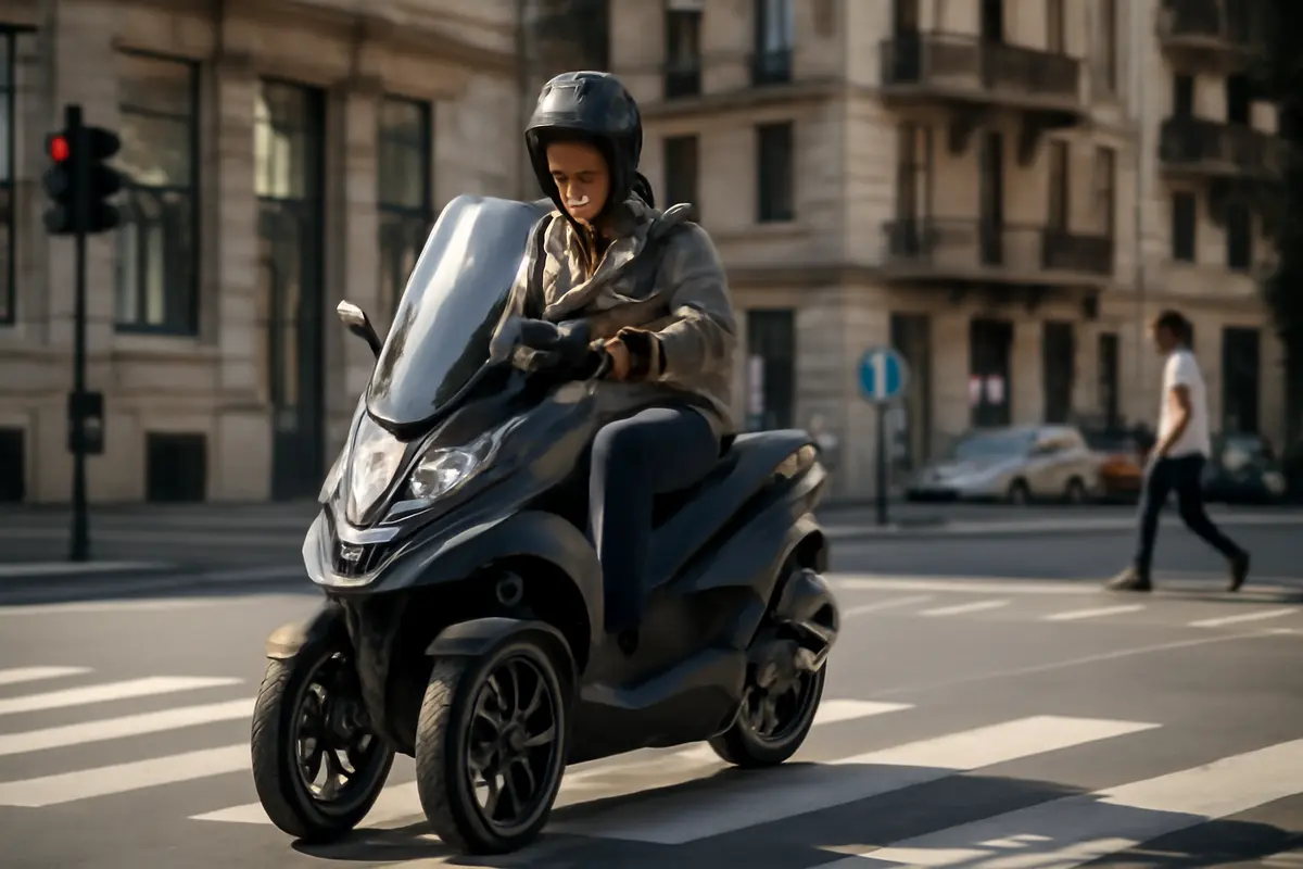 Prova pratica scooter tre ruote: guida urbana facile o compromessi alla guida? I nodi sciolti in città