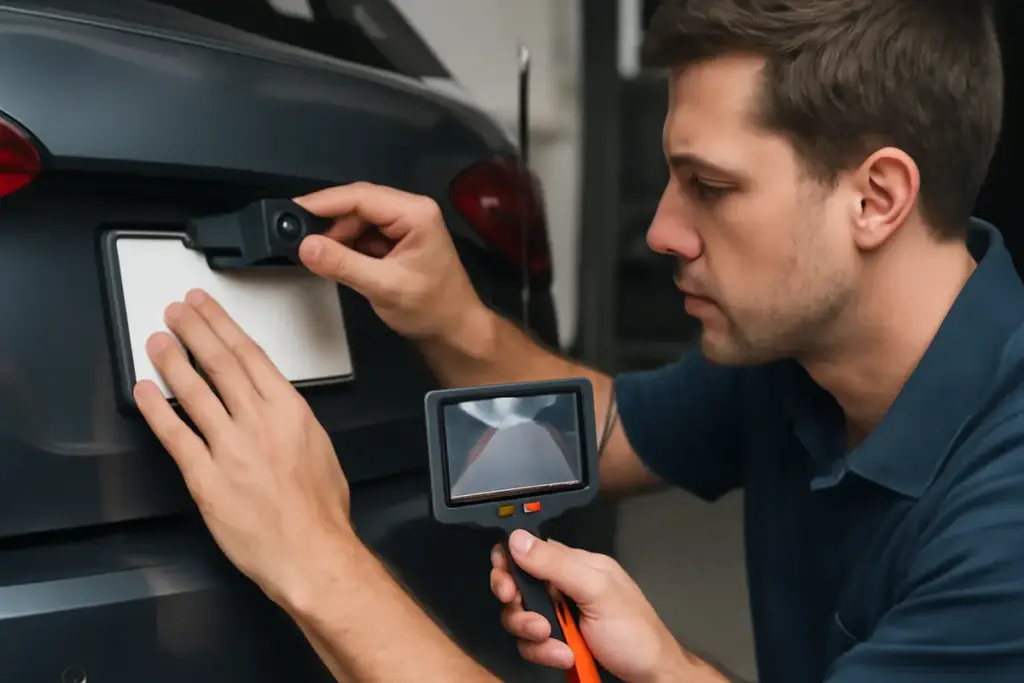 Come si installa una retrocamera wireless senza forature? I trucchi degli installatori professionisti