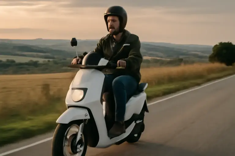 Prova reale scooter elettrici a ruota alta: benefici sottovalutati nei tragitti extraurbani